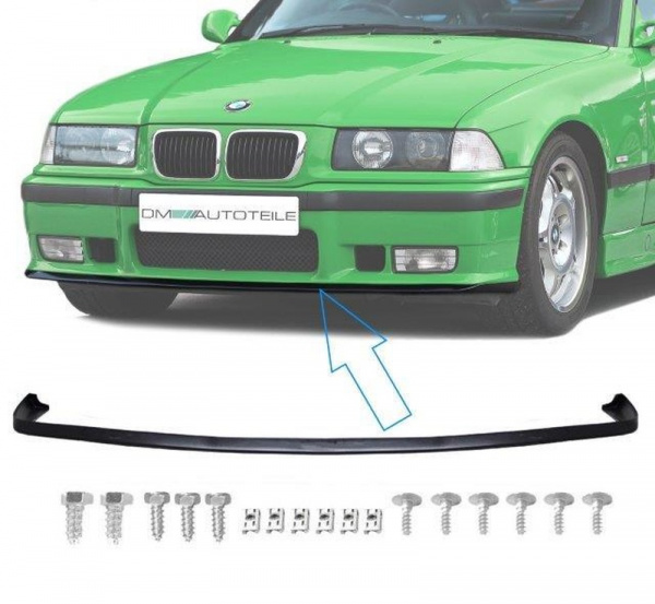 Performance Design Frontspoiler Lippe für BMW 3er E36 99-00 schwarz matt mit ABE